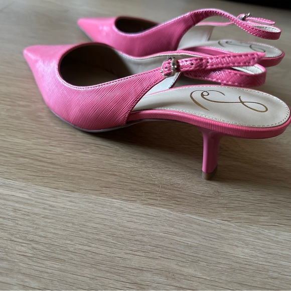 NEW - Sam Edelman Bianka Slingback Heels Pumps Rose Quartz Women's Size 9.5 - Picture 4 of 6